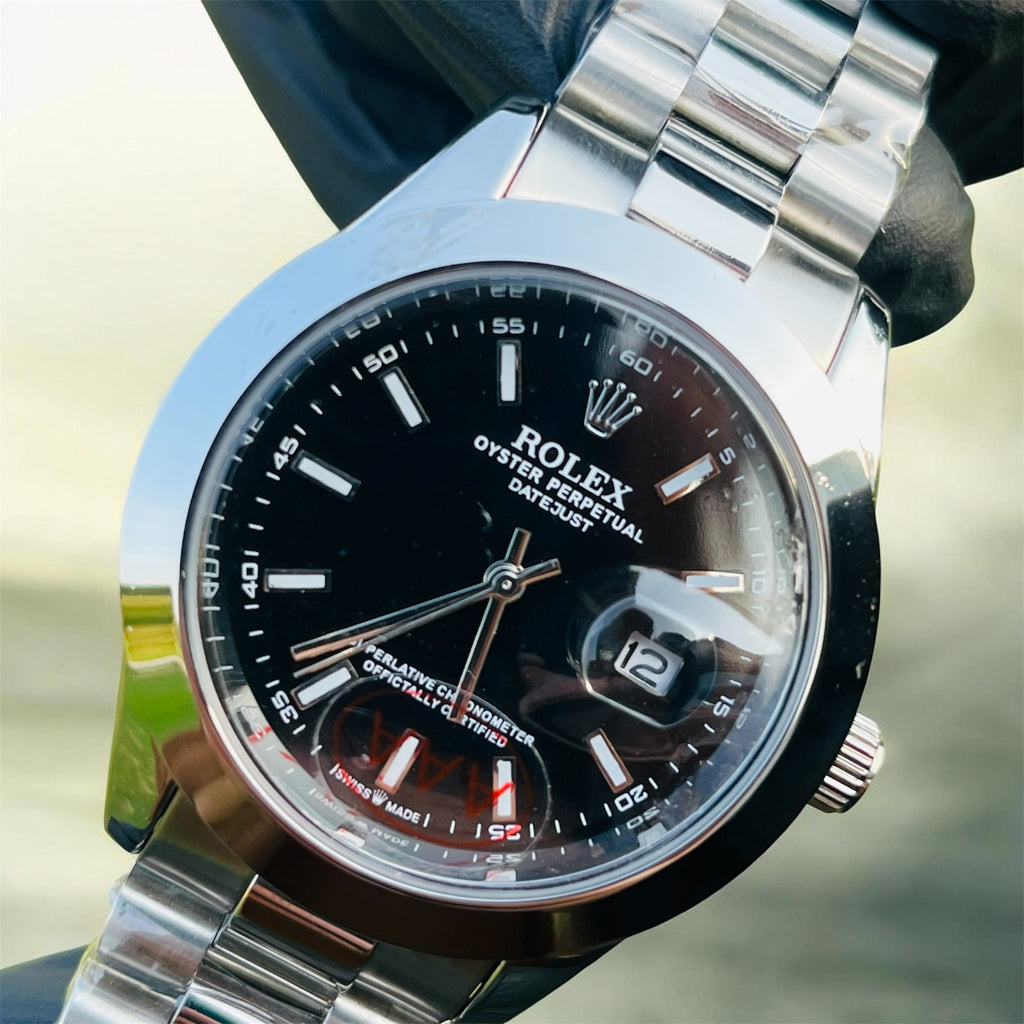 Rolex Date-Just Black Dial